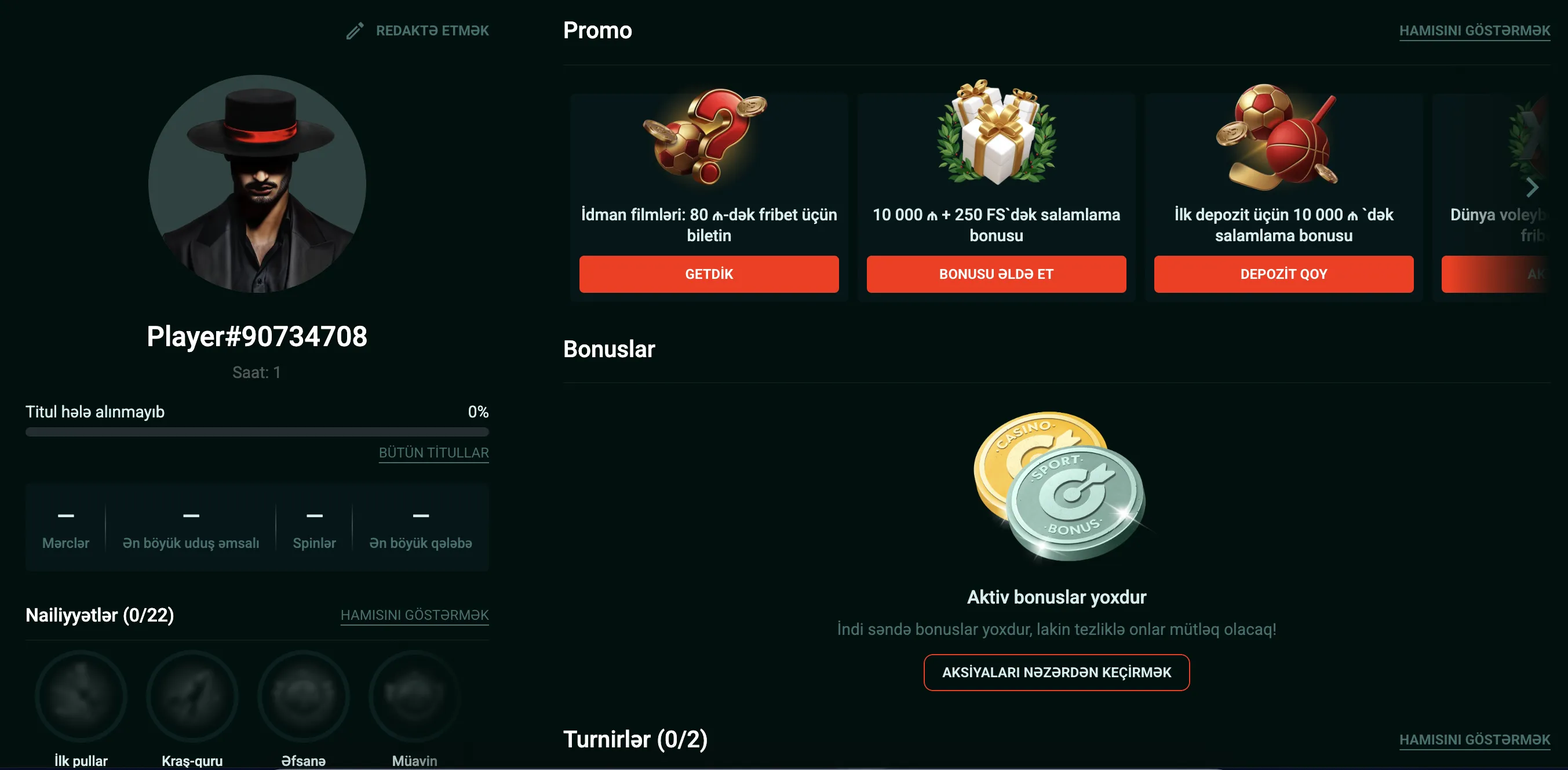 Pinco Casino Azərbaycanda necə qeydiyyatdan keçmək olar?